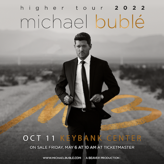 Michael Bublé (Image courtesy of KeyBank Center)
