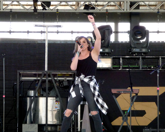 Jen Ledger of LEDGER performs at Kingdom Bound. See more photos below the text.