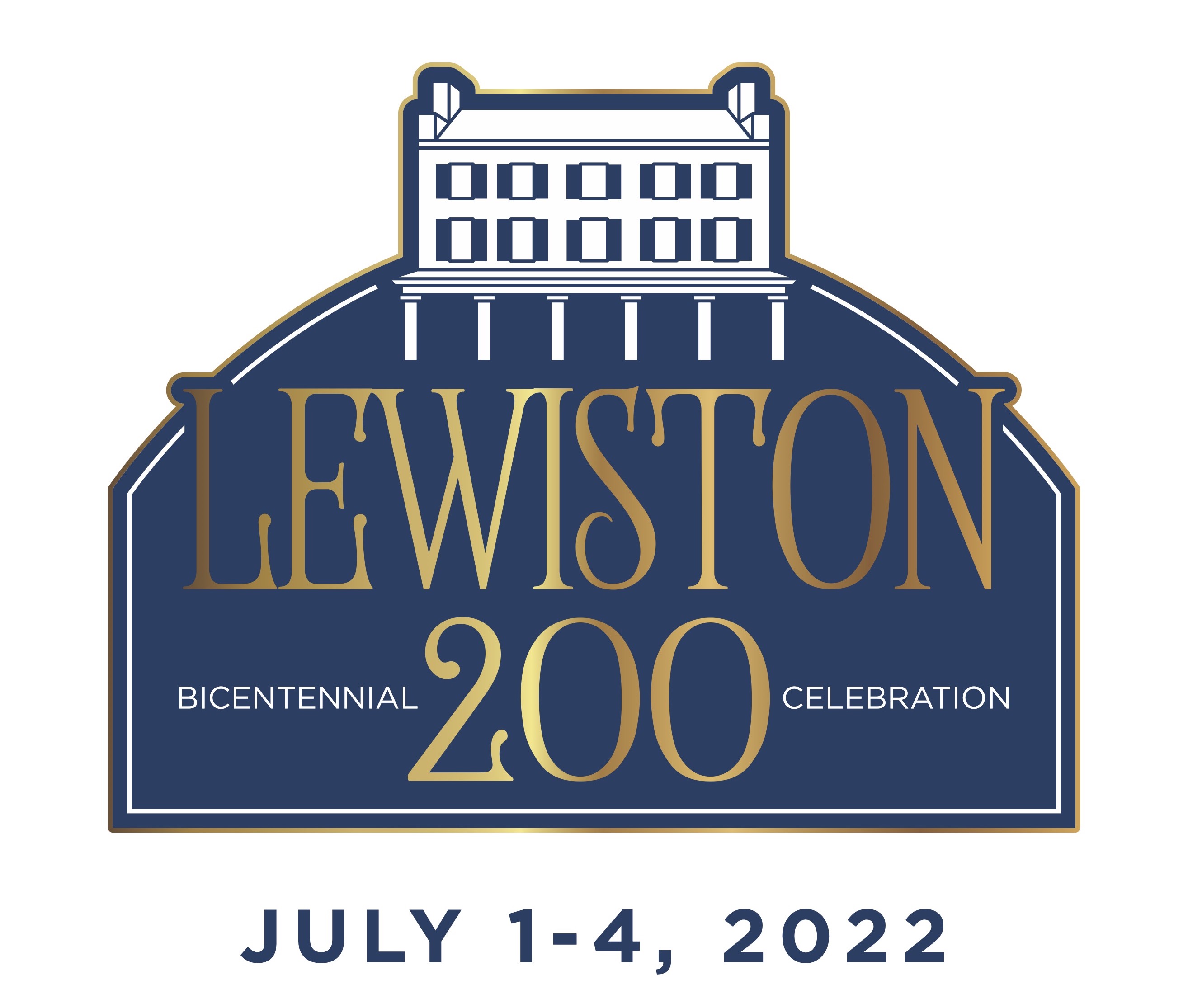 Lewiston bicentennial logo