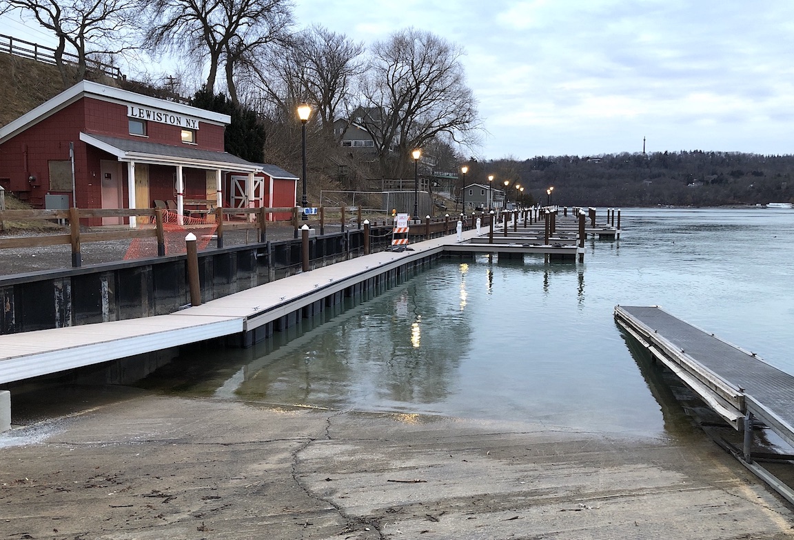 The Village of Lewiston's boat launch is now fully repaired and open, following reconstruction work that was required after high water levels damaged the docks in 2019.