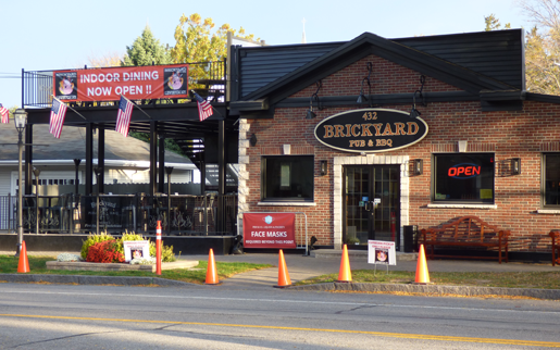 The Brickyard Pub & BBQ reopened after a fire damaged both its interior and that of the neighboring Brickyard Brewing Company. (File photo)