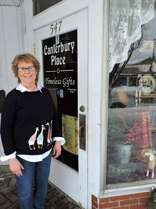 Pamela Karski is shown outside of her store, at 547 Center St., in this photo taken by the Niagara River Region Chamber of Commerce ahead of the 2018 Chamber Gala. Karski was recognized as the village's businessperson of the year.