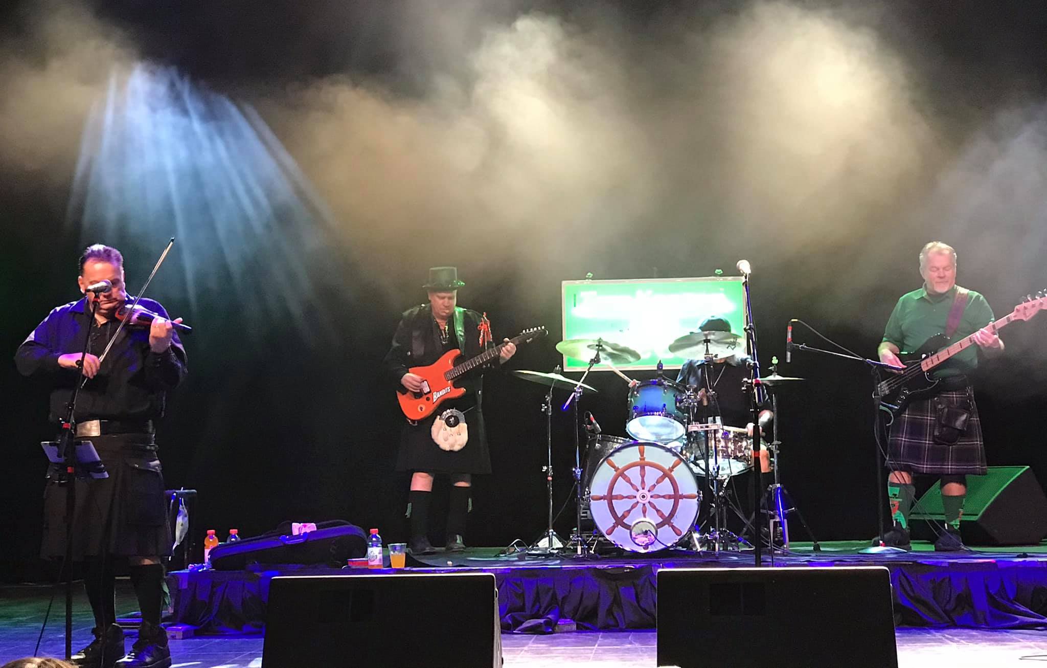 Tom Keefer and Celtic Cross on stage at The Rapids in Niagara Falls. (Photo courtesy of Keefer)