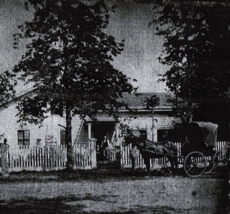 This is an undated but early picture of the Gray House. Arthur Gray was an active abolitionist and member of the local Underground Railroad activity.