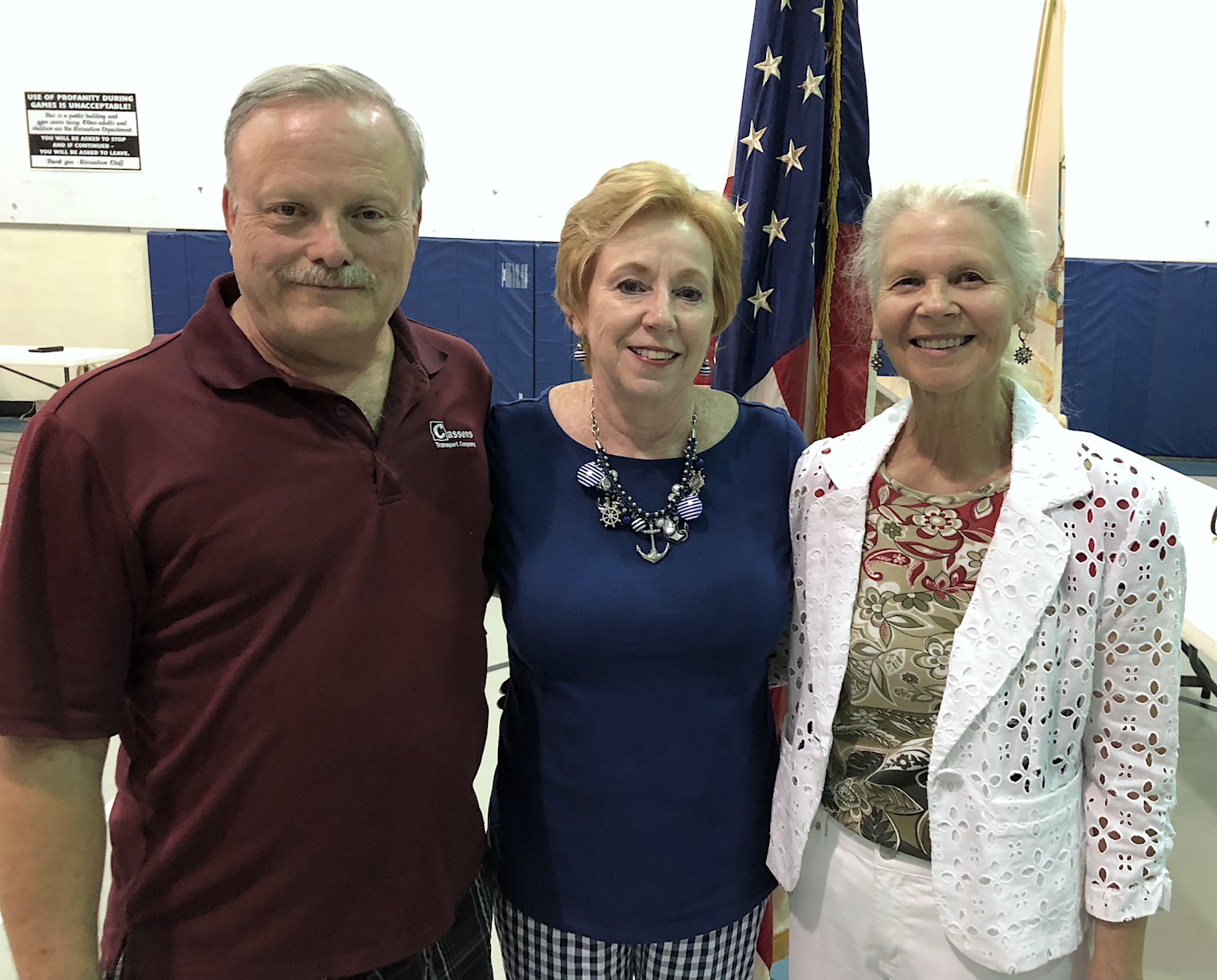 Pictured are the winners from Tuesday's Village of Lewiston election: Trustee Vic Eydt, Mayor-elect Anne Welch and Trustee-elect Claudia Marasco.