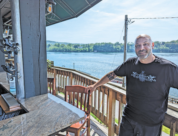 The Griffon Brewery & Gastropub owners Ken Scibetta (pictured) and Ed Webster have converted the former Water Street Landing into a Lewiston culinary masterpiece.