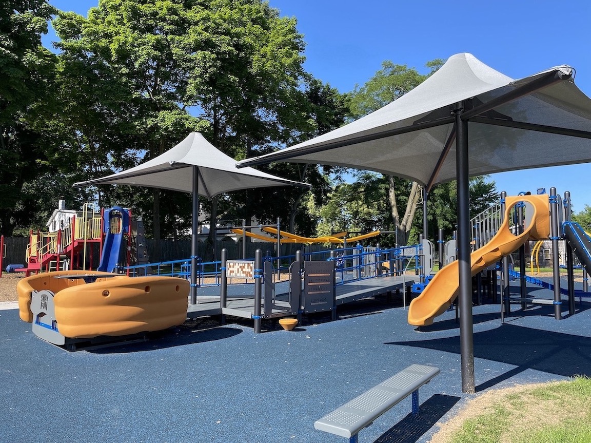 Images of the new inclusive playground