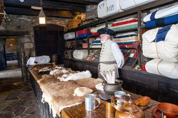 Old Fort Niagara's French Castle will be the hub of activity as the organization's staff and volunteers present `French Heritage Day` on Nov. 4. Activities include music, cooking demonstrations and the Great Lakes fur trade. (Photo by Wayne Peters)