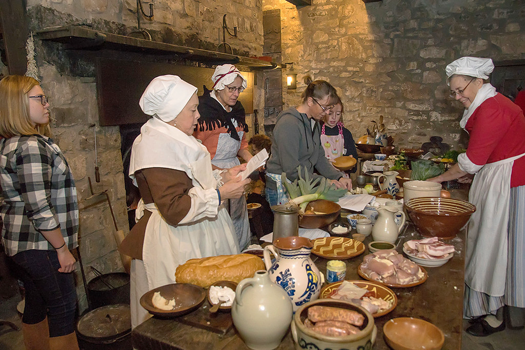 Learn how to cook over a hearth at Old Fort Niagara's `French Heritage Day.` Recipes, ingredients, instructions and lunch are included in this workshop, which is open to eight participants. (Photo by Wayne Peters)