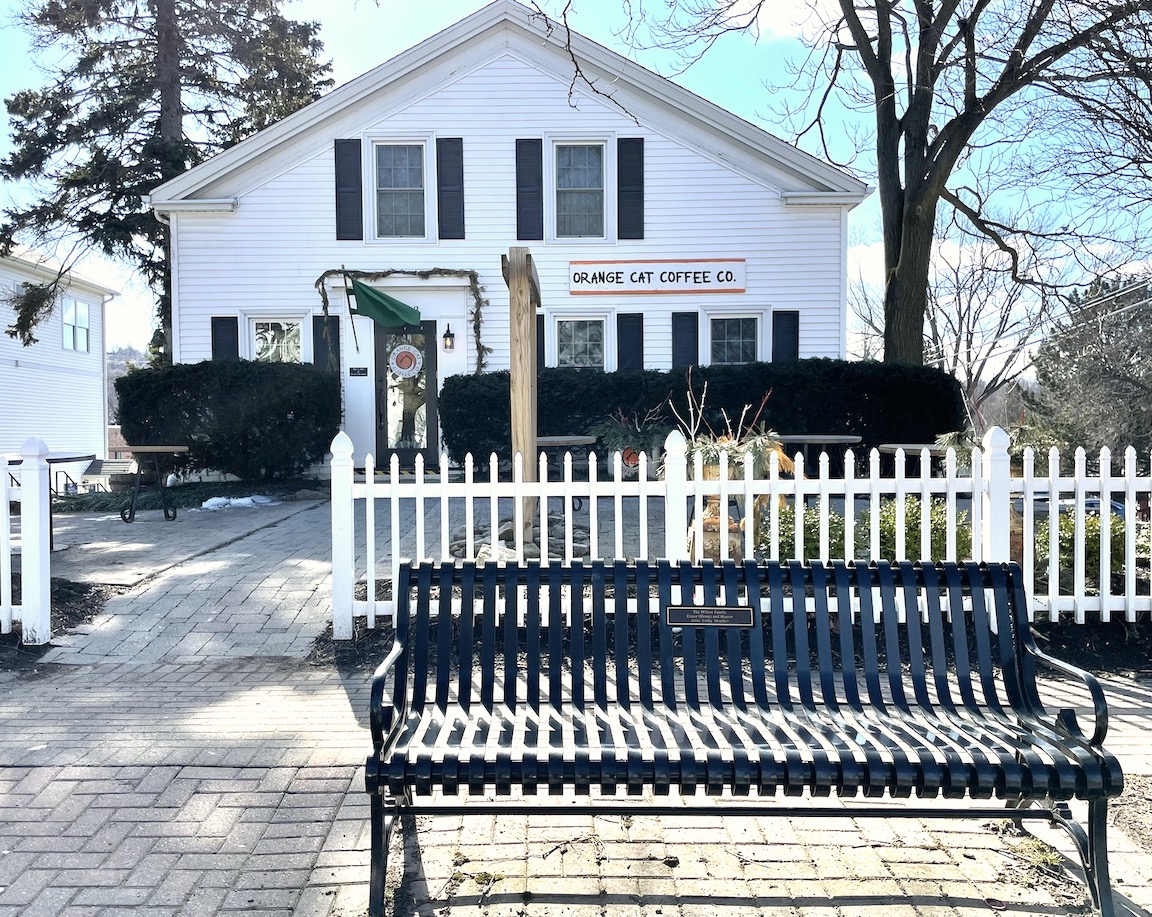The Village of Lewiston plans to add a second memorial bench - this one honoring the late Bruce Sutherland - to the right-of-way at the Orange Cat Coffee Co. A similar bench exists there now, in tribute to the Wilcox family.