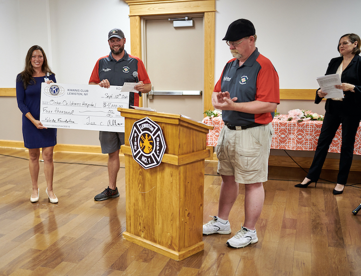 The Kiwanis Club of Lewiston gives back. (Photos by Mark Williams Jr.)