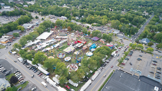 The annual Niagara County Peach Festival will returns to Lewiston Sept. 9-12. (File photo by K&D Action Photo & Aerial Imaging)