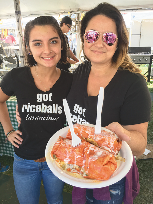 Peaches will be tempura-battered and fried, wrapped and chicken wing-ed at this year's Niagara County Peach Festival. (Submitted photos)