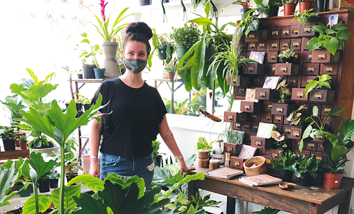 The Plant Shack owner Rachel Stepien is shown inside her third store, located at 335 Center St., Lewiston.