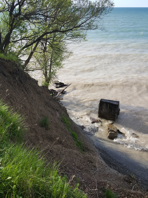 A look at the earlier shore erosion and corrective measures being undertaken by the Town of Porter on the Lake Ontario shoreline.