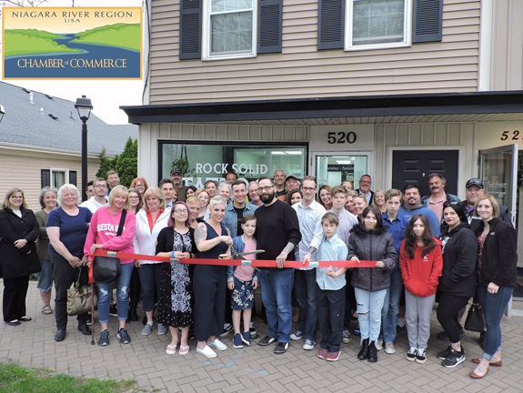 The Niagara River Region Chamber of Commerce hosted a ribbon-cutting ceremony on May 20 for David and Christina MacKenzie, owners of Rock Solid Tattoos and Permanent Makeup Studio.