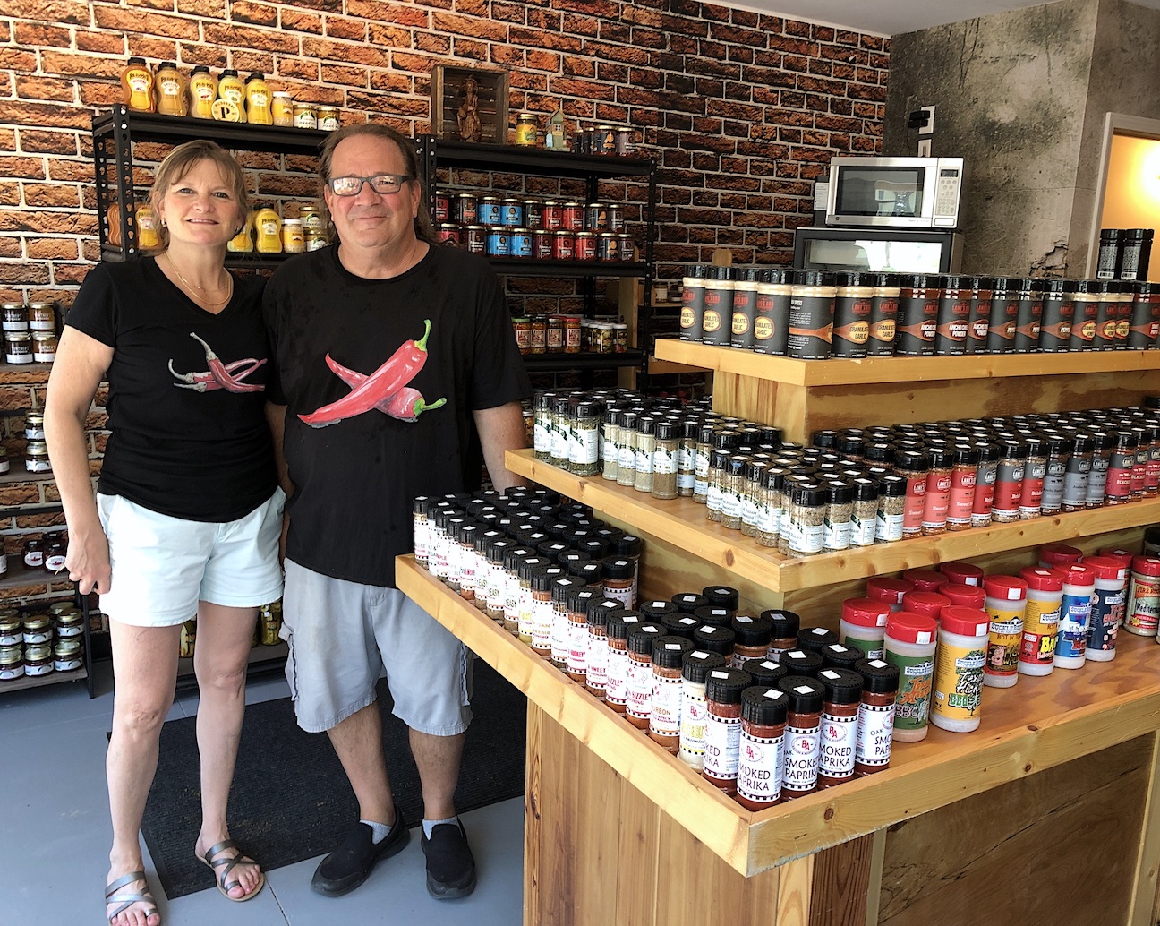 Donna and Neil Garfinkel of Sgt. Peppers Hot Sauces, Etc.