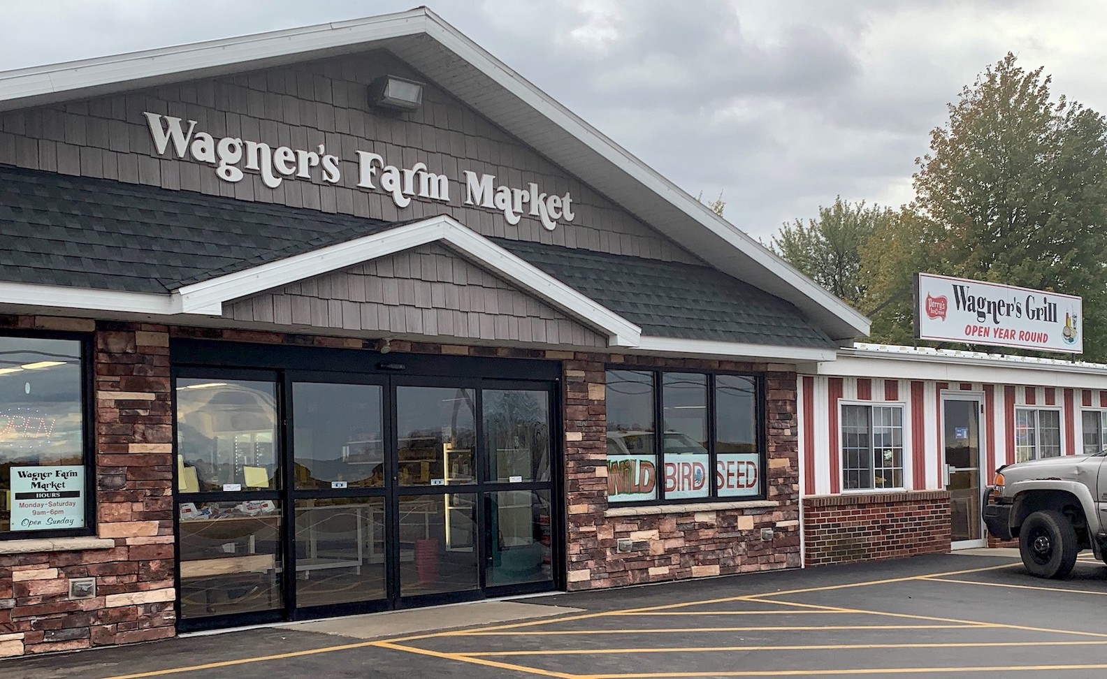 Wagner's Farm Market and Grill on Lockport Road is a mainstay for local produce, meals and apple lovers for over 100 years.