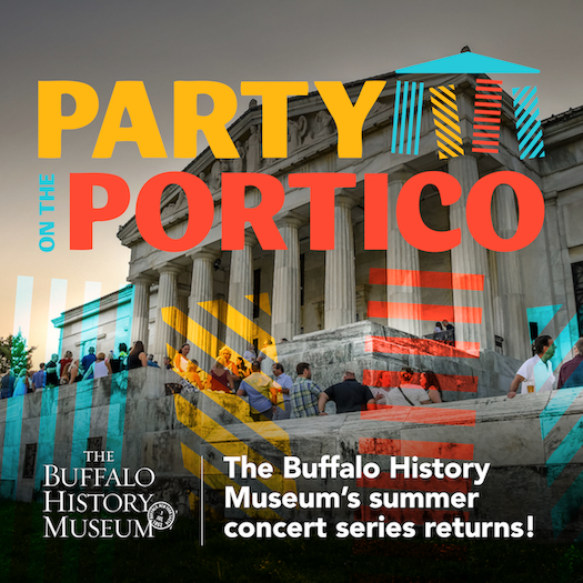 `Party on the Portico` image courtesy of The Buffalo History Museum