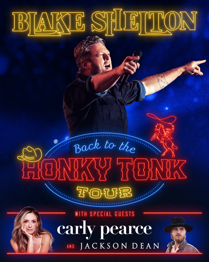 Blake Shelton, `Back to the Honky Tonk Tour` (Warner Music Nashville images courtesy of KeyBank Center public relations)
