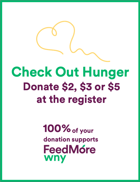 `Check Out Hunger` (Image courtesy of FeedMore WNY)