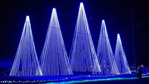 `Magic of Lights` photos courtesy of Six Flags Darien Lake
