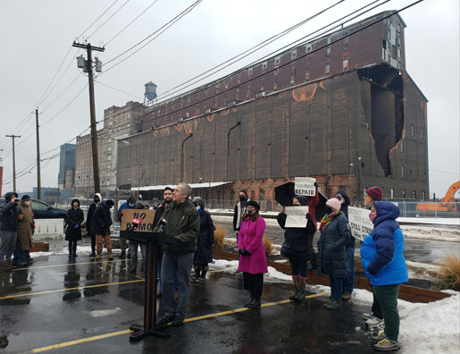 Local leaders have put out the call to save the Great Northern grain elevator on Ganson Street. (Submitted photo)