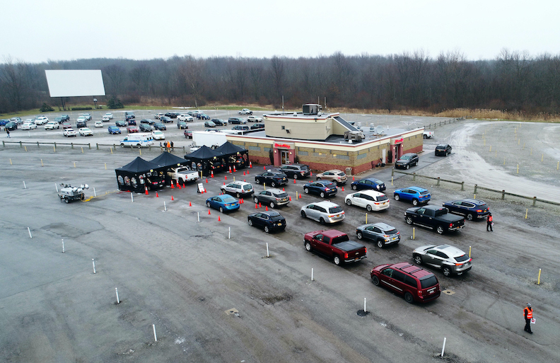 Image courtesy of the Niagara County Department of Health/Transit Drive-in