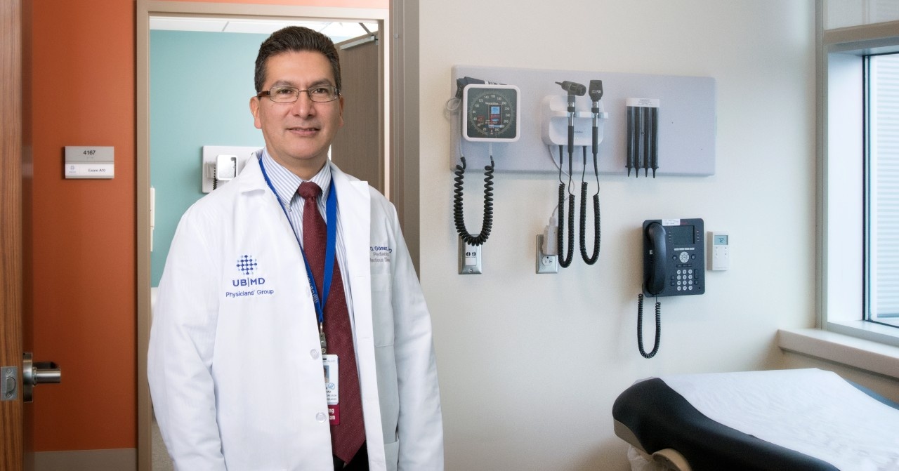 Oscar G. Gómez-Duarte, M.D., is chief of the division of infectious diseases, department of pediatrics in the Jacobs School of Medicine and Biomedical Sciences at UB, and director of the PediUBatric Infectious Diseases Service at John R. Oishei Children's Hospital. (University at Buffalo photo)