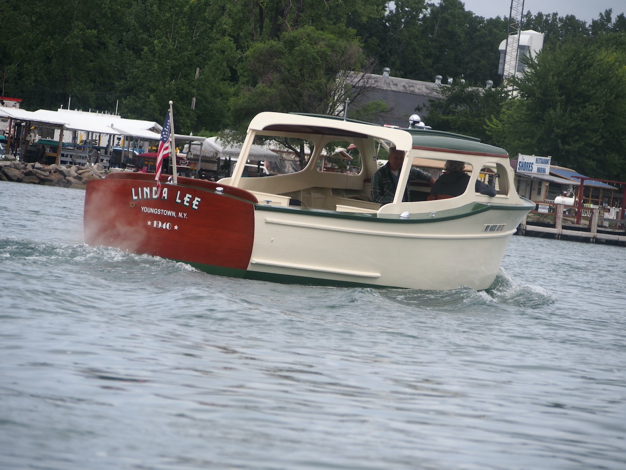 Wooden powerboats will be among the boats on display at the Niagara Frontier Antique and Classic Boat Club's show on Sept. 17 at the Buffalo Yacht Club. (Photos by Alice Gerard)