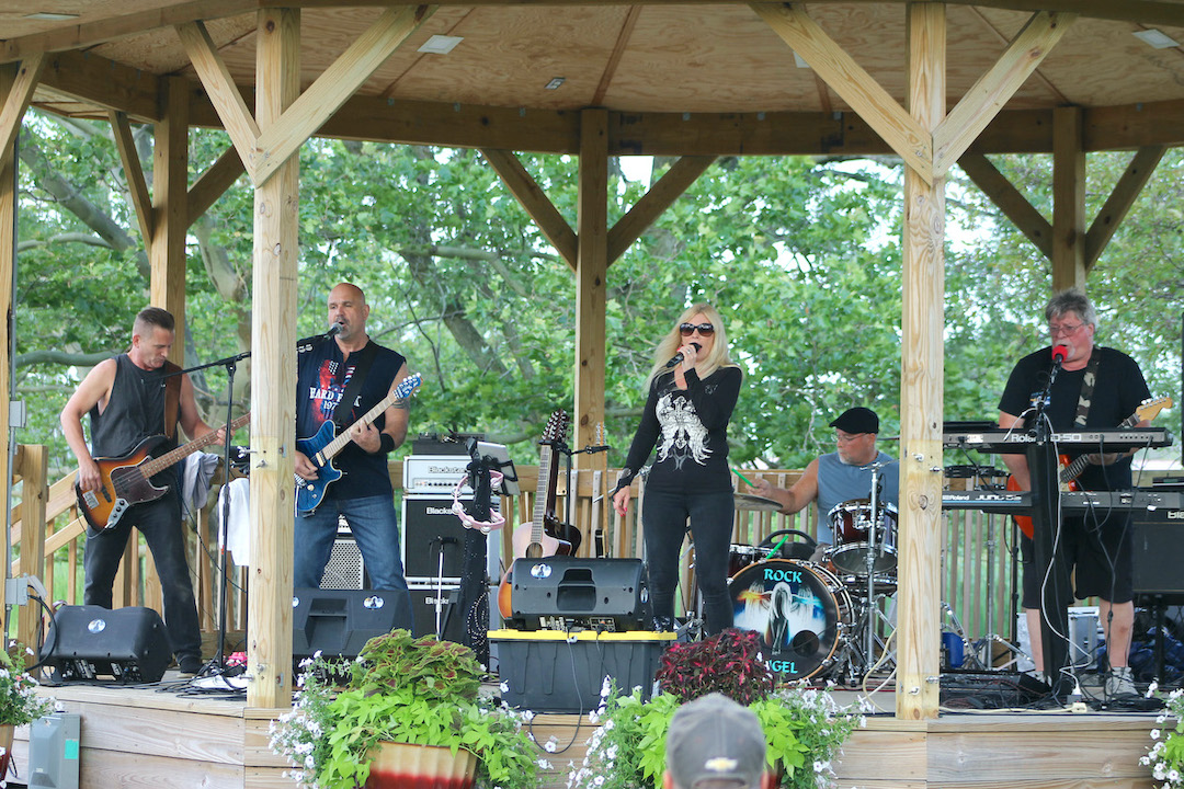 Rock Angel kicked off the Town of Grand Island Recreation Department's `Tuesday Night Summer Concert Series` at the Marion Klingel Town Common.