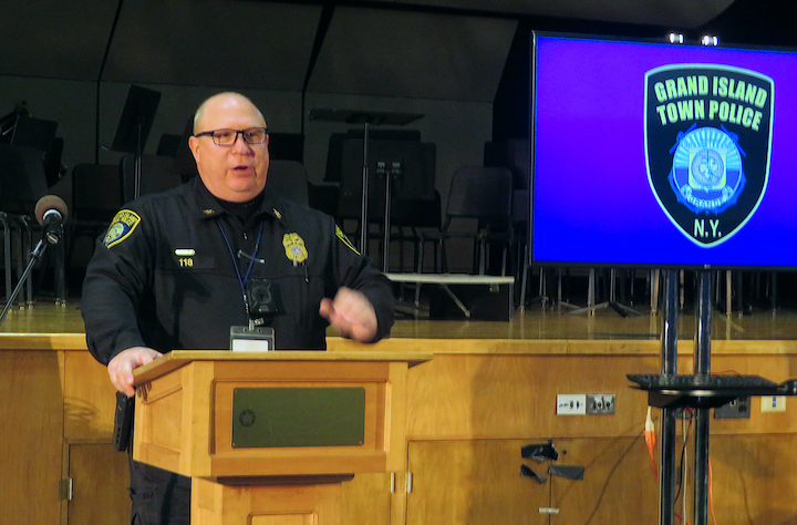 Grand Island Police Officer in Charge Thomas Franz discusses both online and in-person dangers that children face.