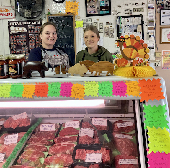 Jaclyn Morris, left, and Shanna Olszewski at The Niagara Sausage Co. Meat & Deli.