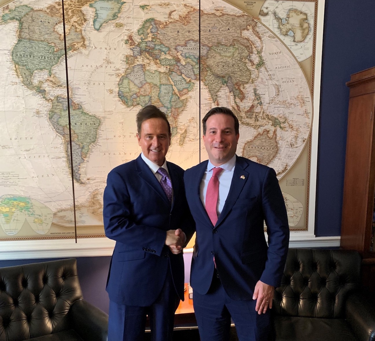 Congressman Brian Higgins and Public Safety Minister Marco Mendicino. (Submitted photo)