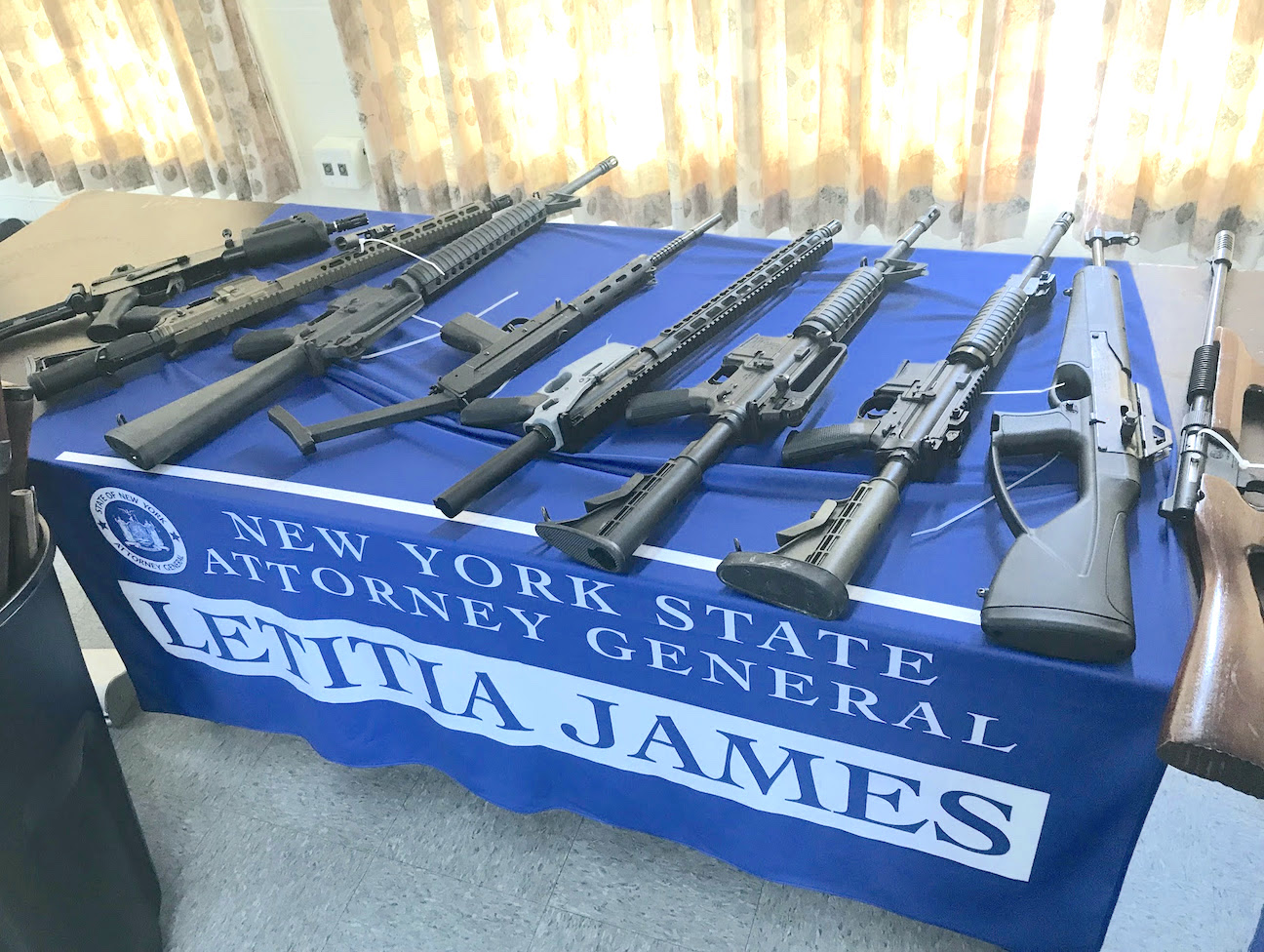 Guns recovered from Saturday's Niagara Falls gun buyback on Statewide Gun Buyback Day. (Submitted photo)