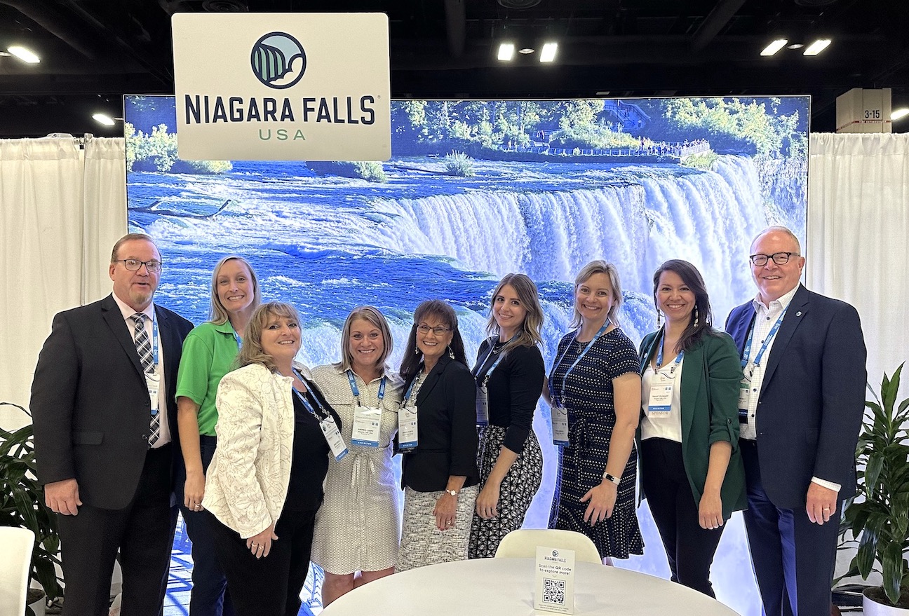 Members from Destination Niagara USA are meeting with travel media, as well as tour operators to promote the destination to representatives from all over the world. (Photo courtesy of Destination Niagara USA)