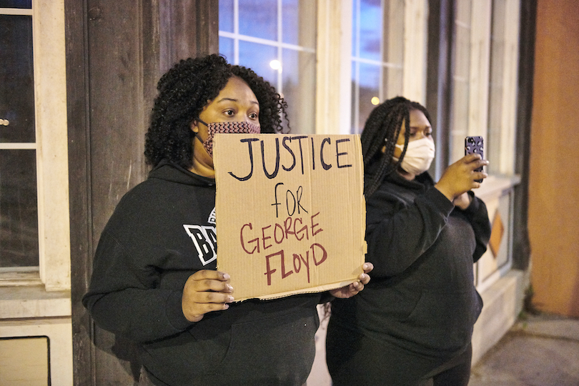 Dozens of people showed up Sunday, May 31, 2020, in different parts of Niagara Falls to peacefully protest the untimely death of George Floyd. (File photos by Mark Williams Jr.)