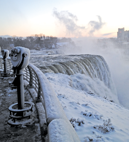 A picture of Niagara Falls by Michelle Blackley Glynn.