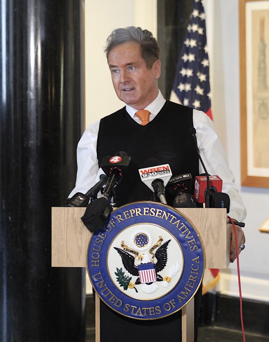 Outgoing Congressman Brian Higgins (Submitted photo)