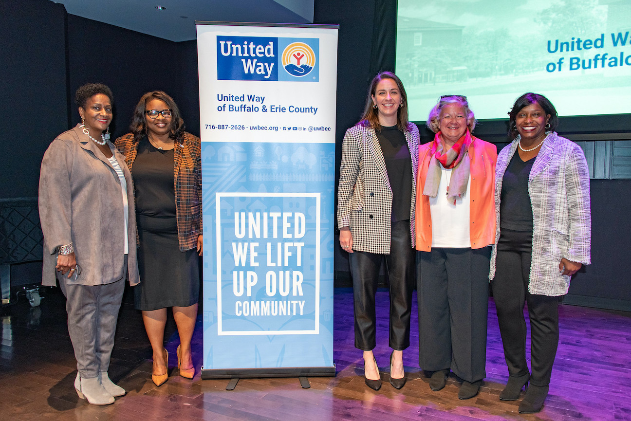 Pictured, from left: Brenda Williams McDuffie, Trina Burruss, Anna Stolzenburg, Paulette M. Crooke and Kawanza Humphrey. (Submitted photo)