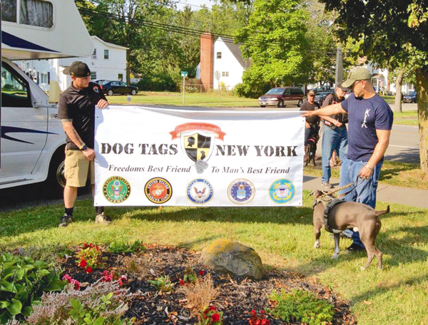 Dog Tags of New York helping veterans come all the way home. (Photo by Joe Ruszala)