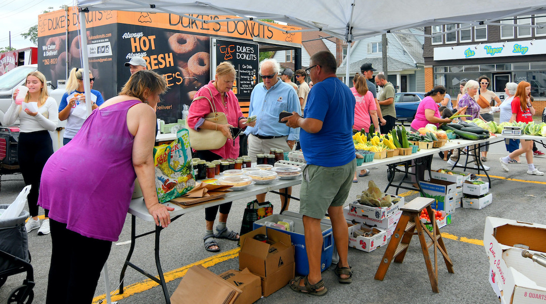 The North Tonawanda City Market is teeming with customers visiting a wide variety of vendors. It is located at 310 Robinson St., North Tonawanda. The hours of operation are 7 a.m. to 1 p.m. on Tuesdays, Thursdays and Saturdays. (Submitted photo)