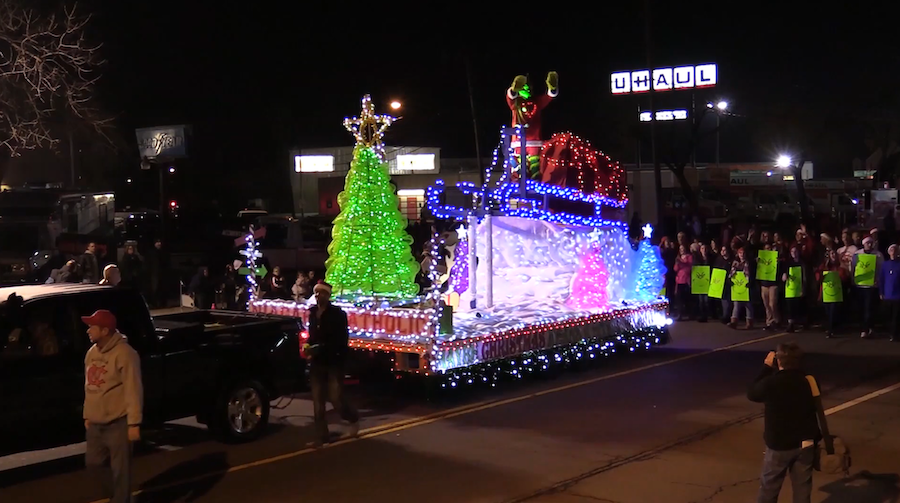 In the photos, the Electric Light Parade held on Military Road, and the `Noel at Niagara` display. (Images courtesy of Bob Koshinski/All Services WNY)