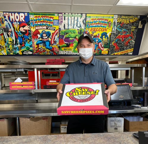 Kevin Slachciak, owner of Say Cheese Pizza Co. on Love Road. (Image courtesy of Say Cheese Pizza Co.)