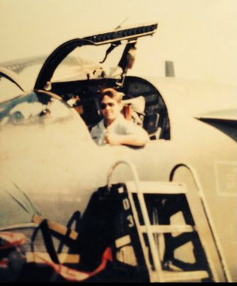 Jerry Marsala in an FB111 in 1986. (Photo provided by Jerry Marsala)
