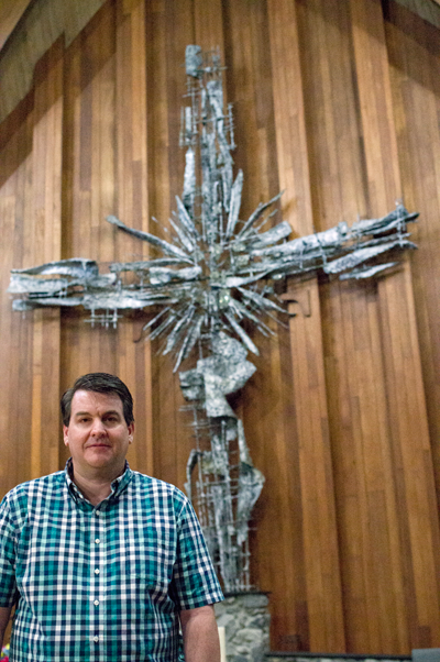 Kevin D. Slough is the new pastor at Trinity United Methodist Church, beginning July 1. (Photo by Larry Austin)