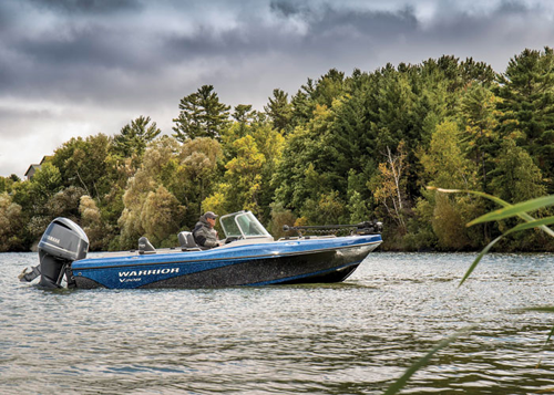 Warrior Model 208 DC, soon to be at Collins Marine just over the South Grand Island Bridge. (Warrior photo)