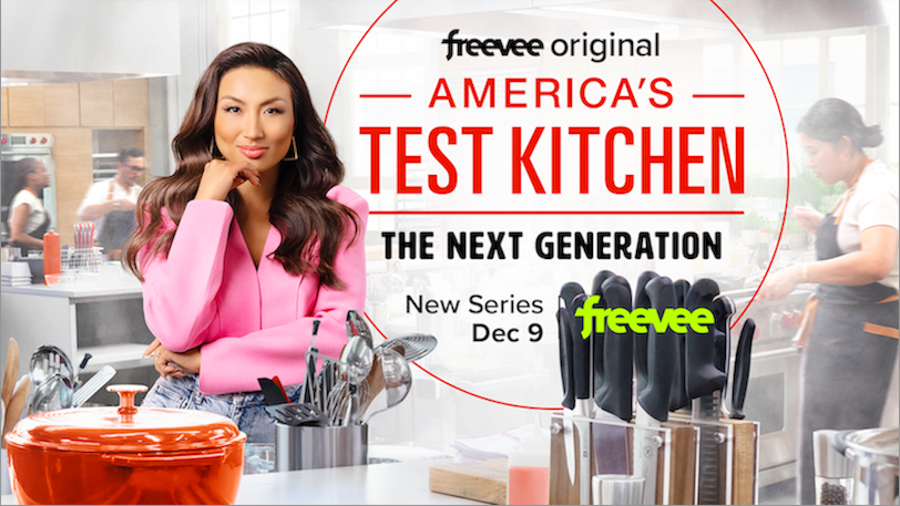 Jeannie Mai Jenkins hosts `America's Test Kitchen: The Next Generation` (Prime Video publicity photo)