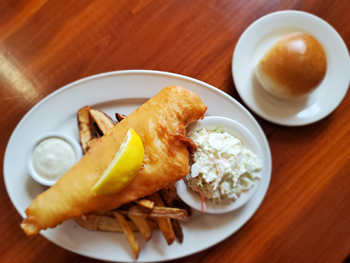 Fresh haddock fish frys at The Great Foodini Pizzeria & More - Niagara Frontier Publications