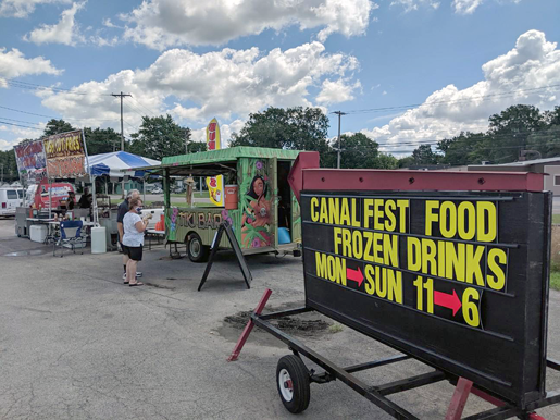 Food truck vendors are offering festival favorites in North Tonawanda. (Credit: Jesse Gooch)